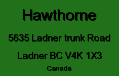 Hawthorne 5635 LADNER TRUNK V4K 1X3